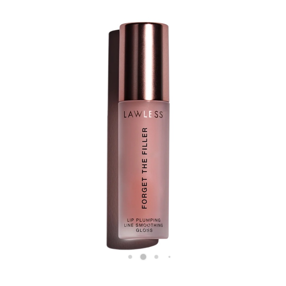Lawless Forget the filler lip plumbing gloss shade : rosy outlook